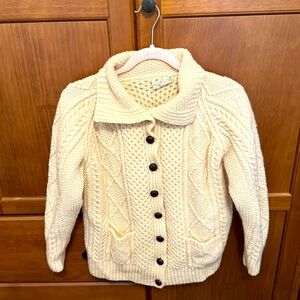 Vintage wool cardigan from Ireland